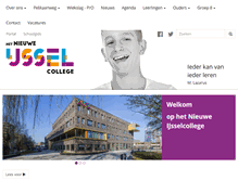 Tablet Screenshot of ijsselcollege.nl